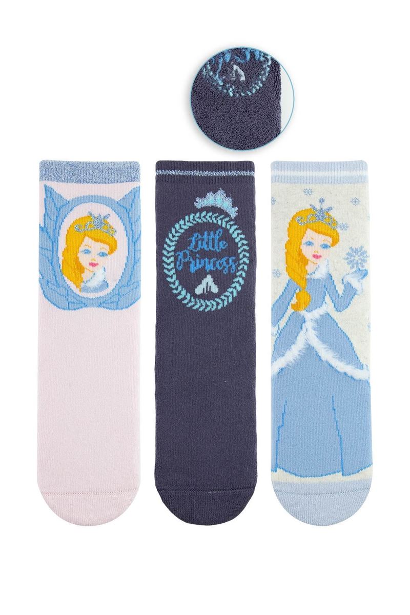 BROSS LITTLE PRINCESS GIRLS’ TERRY SOCKS ASORTY