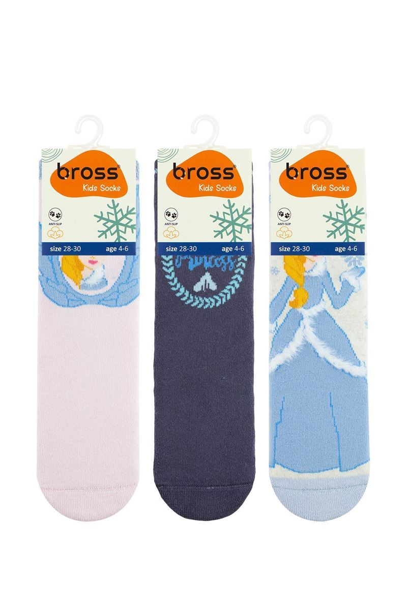 BROSS LITTLE PRINCESS GIRLS’ TERRY SOCKS ASORTY