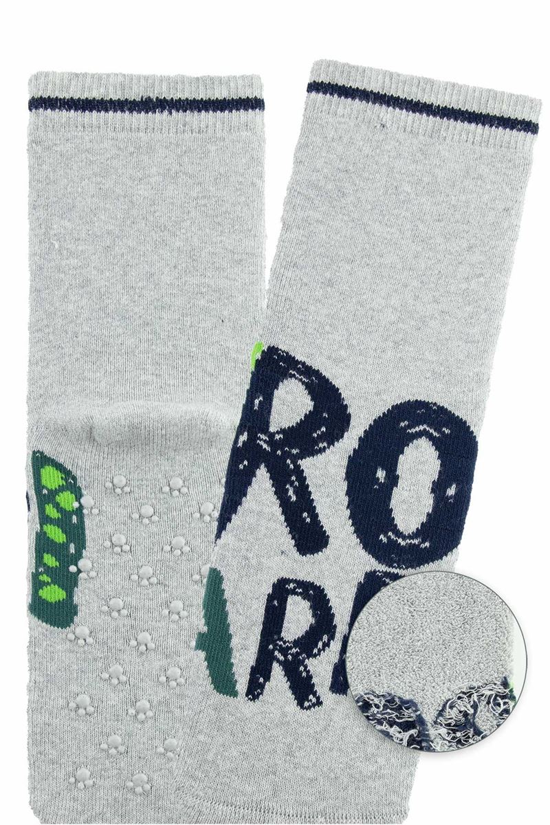 BROSS ROAR DINOSAUR BOYS’ TERRY SOCKS ASORTY