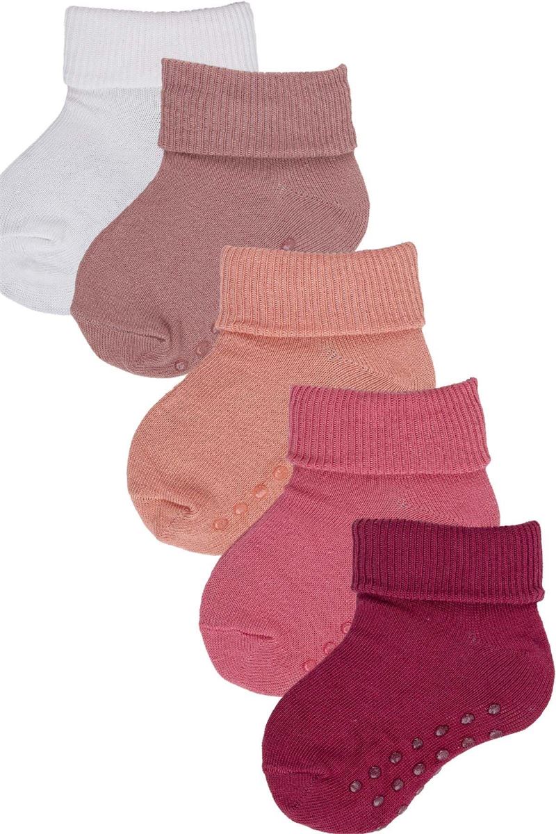 BROSS BABY SOCKS ROLLTOP POWDER