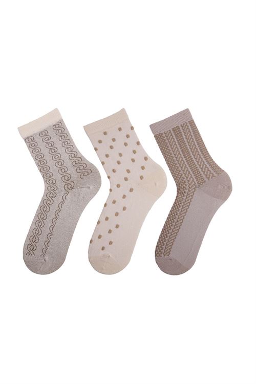 Women Patterned Crew Socks 12