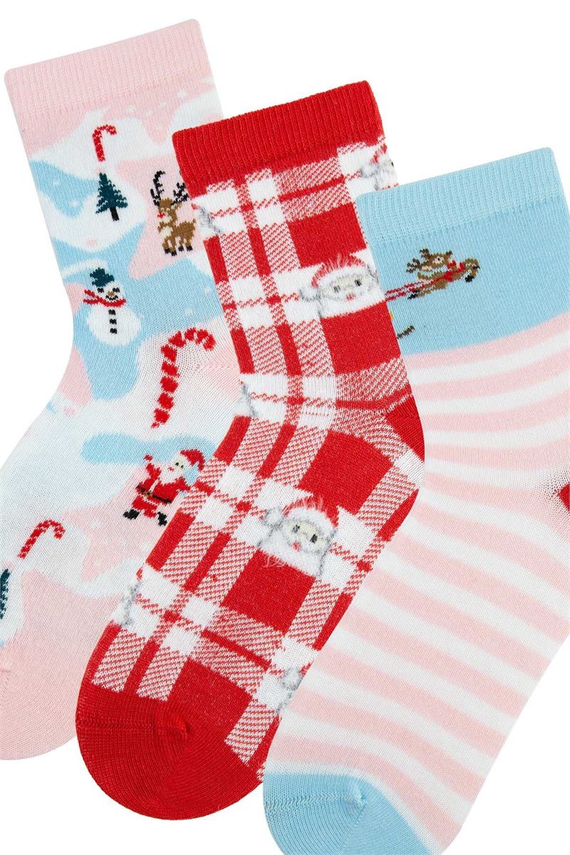 BROSS KIDS NEW YEAR CREW SOCKS ASORTY