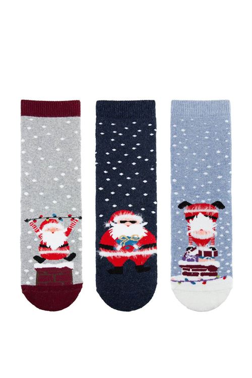 Dancıng Santa Boys’ Terry Socks 12