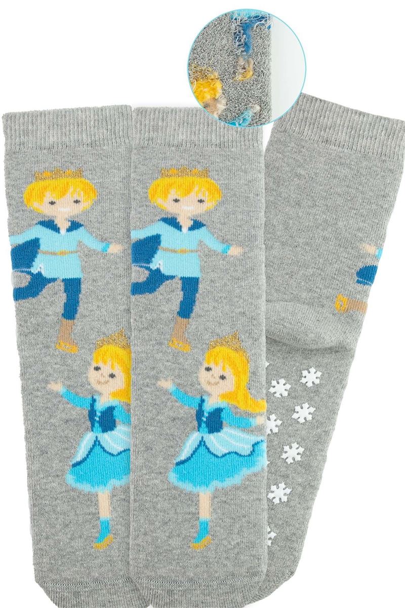 BROSS PRINCE & PRINCESS GIRLS’ TERRY SOCKS ASORTY