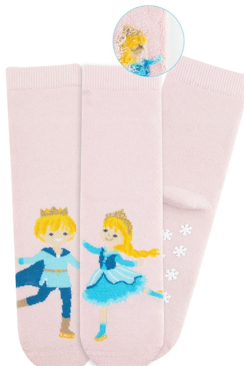 BROSS PRINCE & PRINCESS GIRLS’ TERRY SOCKS ASORTY