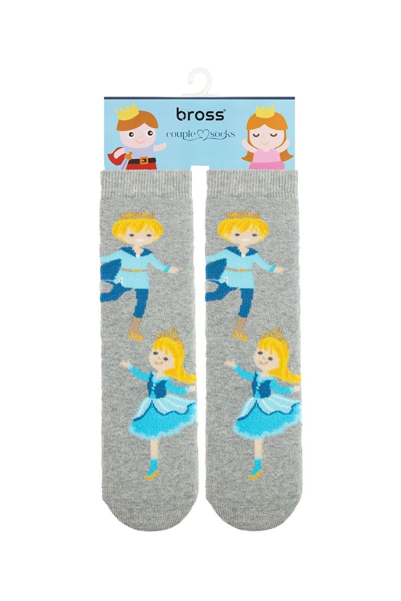 BROSS PRINCE & PRINCESS GIRLS’ TERRY SOCKS ASORTY