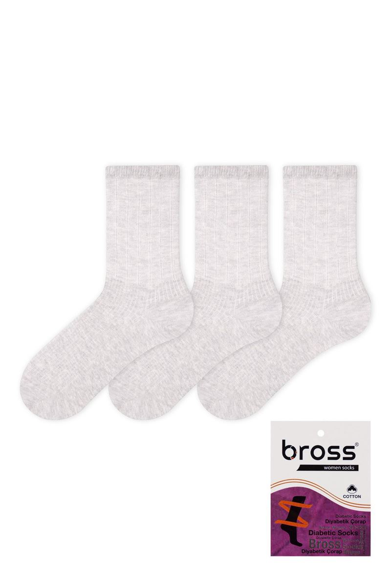 BROSS CANDY WOMEN S SOCKS GREY