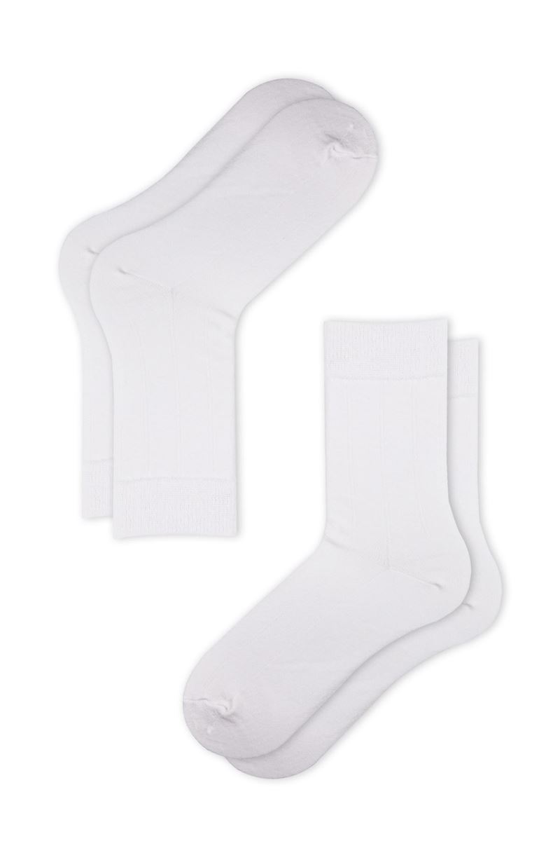 BROSS WOMAN DIABETIC SOCKS WHITE