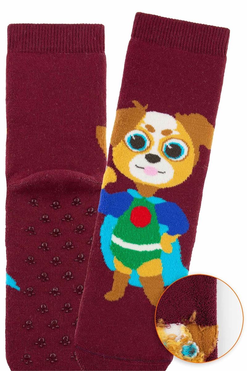 BROSS FLYING SUPER HERO BOYS’ TERRY SOCKS ASORTY