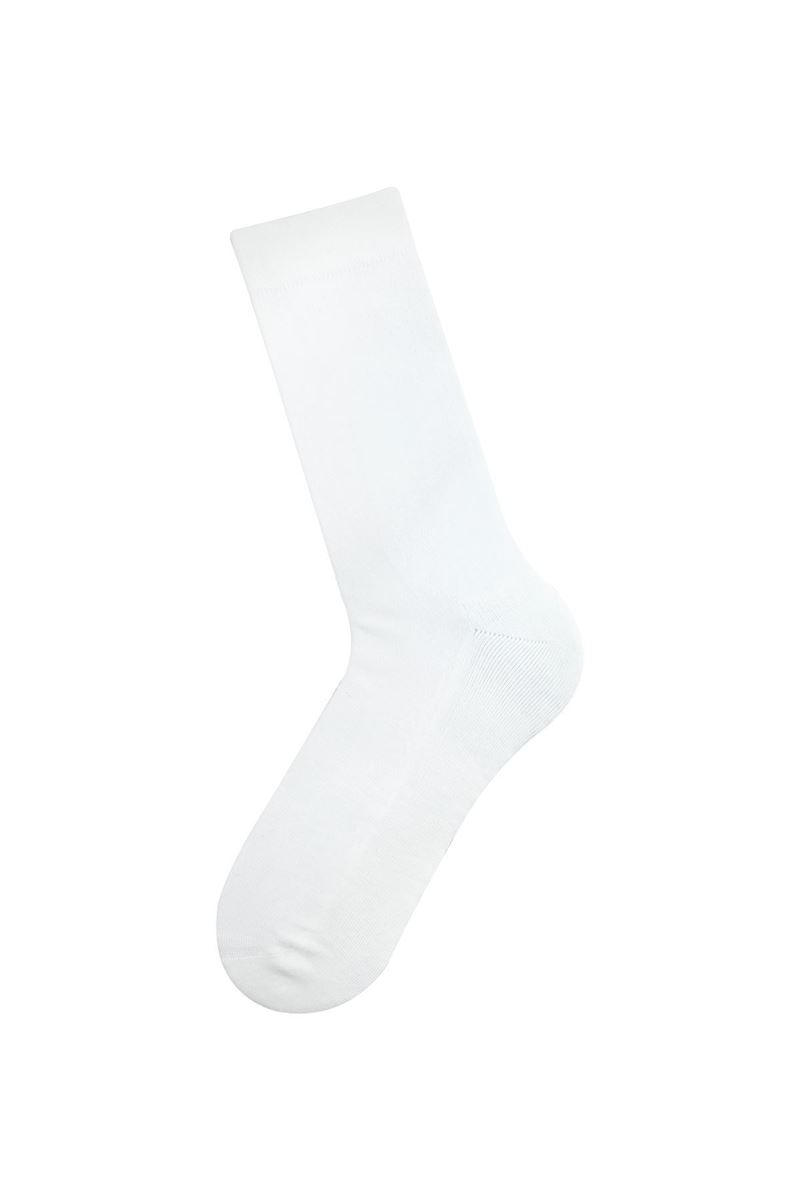 BROSS UNDER THE SOLE MEN CREW SOCKS WHITE