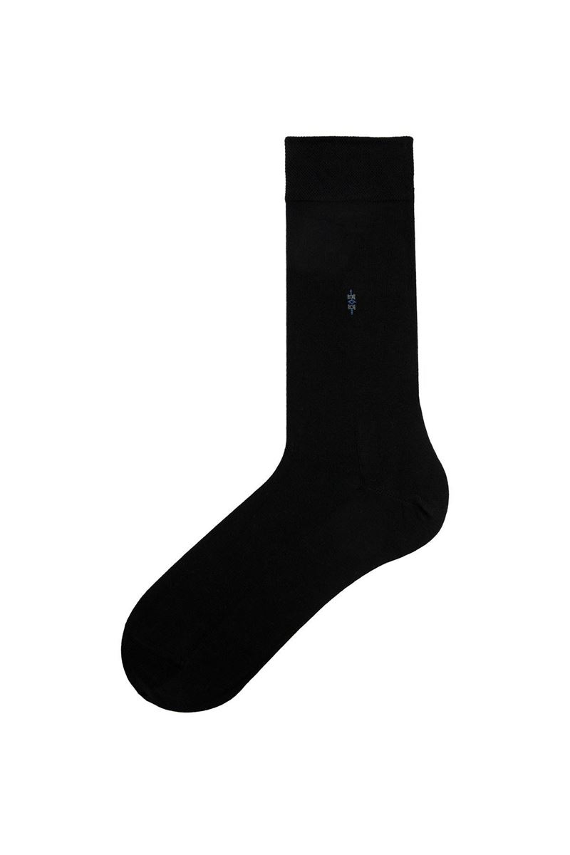 BROSS BASE REINFORCED PATTERNED OF STOCKING MEN S SOCKS BLACK