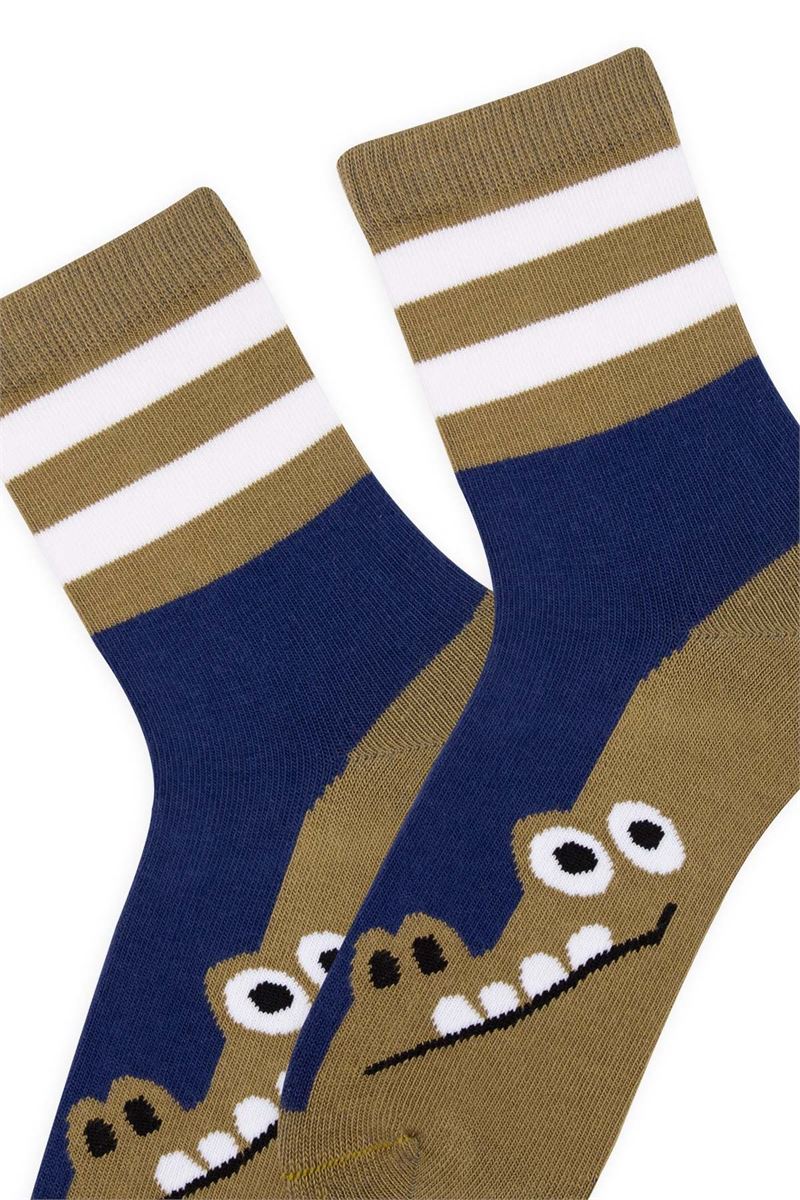 BROSS KIDS CROCODILE CREW SOCKS ASORTY