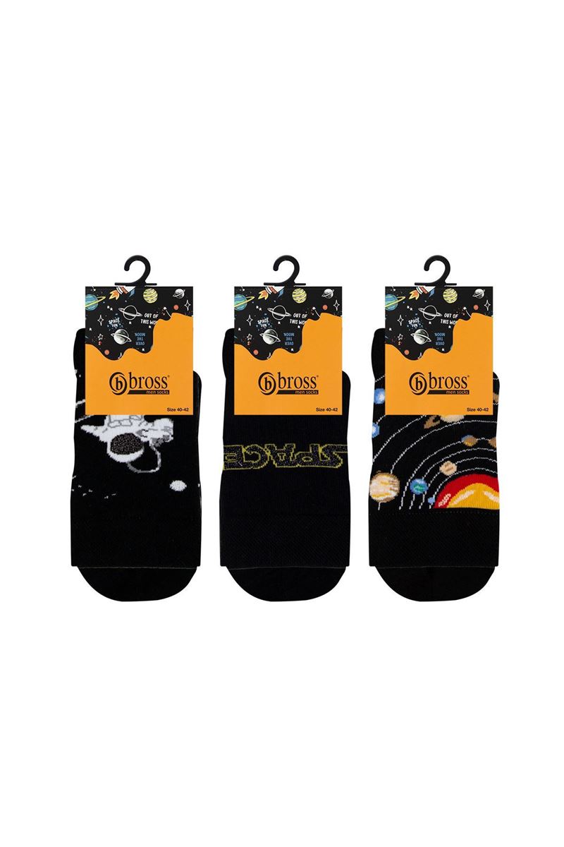 BROSS BOY SOCKS SPACE THEME ASORTY