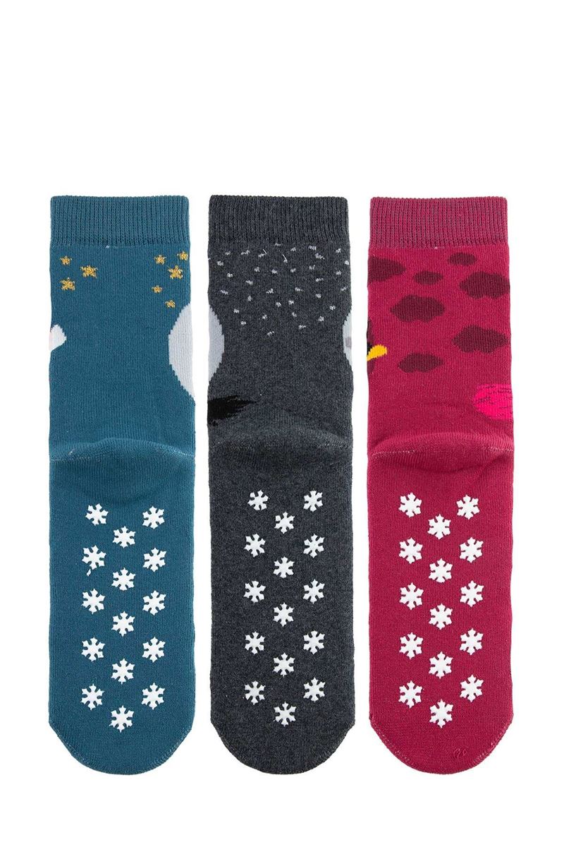 BROSS WITCH ON THE MOON GIRLS’ TERRY SOCKS ASORTY