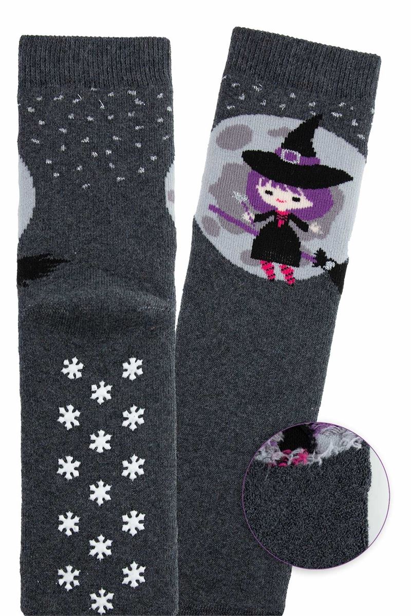 BROSS WITCH ON THE MOON GIRLS’ TERRY SOCKS ASORTY