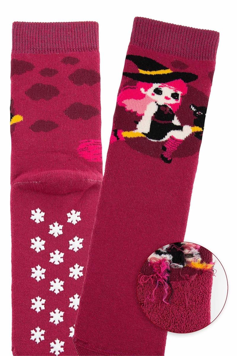 BROSS WITCH ON THE MOON GIRLS’ TERRY SOCKS ASORTY