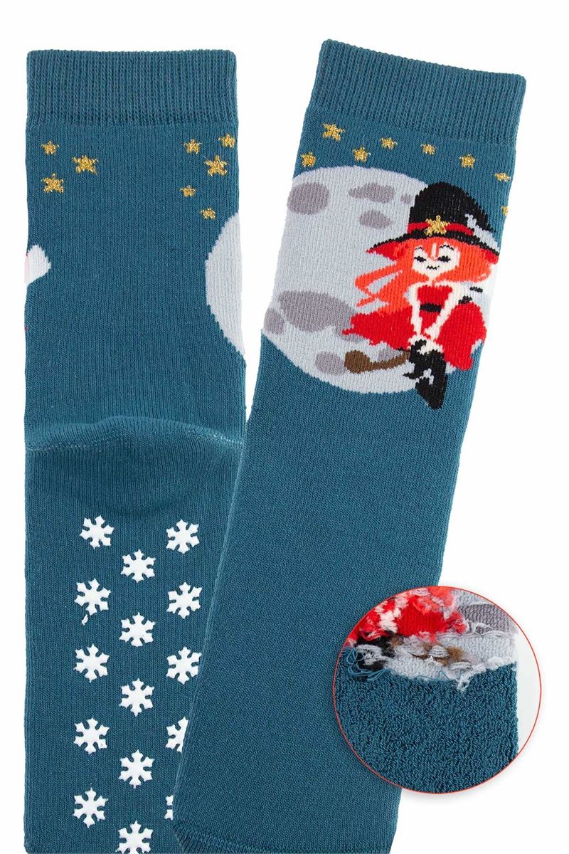 BROSS WITCH ON THE MOON GIRLS’ TERRY SOCKS ASORTY