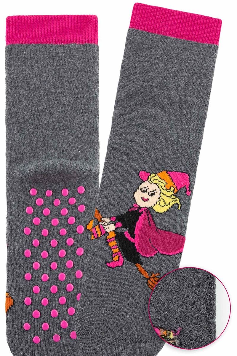 BROSS FLYING WITCH GIRLS’ TERRY SOCKS ASORTY