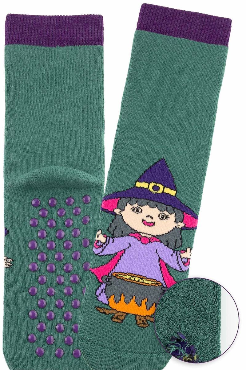 BROSS FLYING WITCH GIRLS’ TERRY SOCKS ASORTY