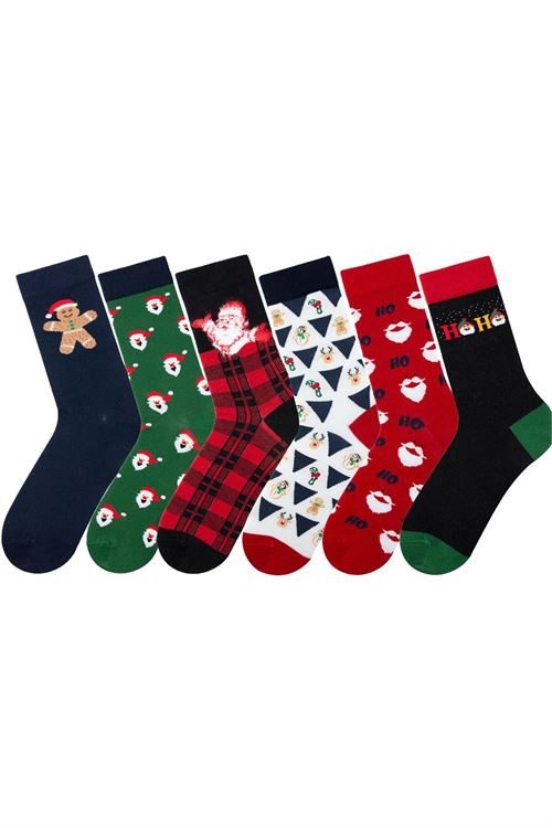 Women Christmas Crew Socks 12