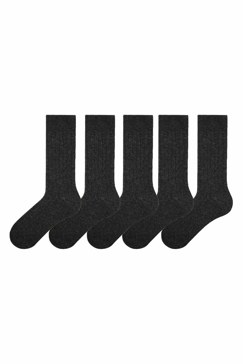 BROSS DERBY MEN S SOCKS ANTHRACITE