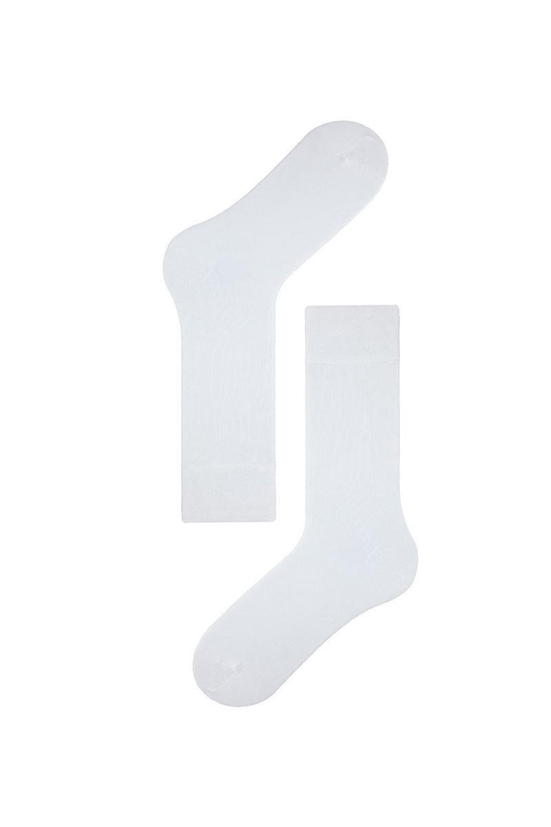 BROSS SIMPLE BAMBOO MEN S SOCKS WHITE