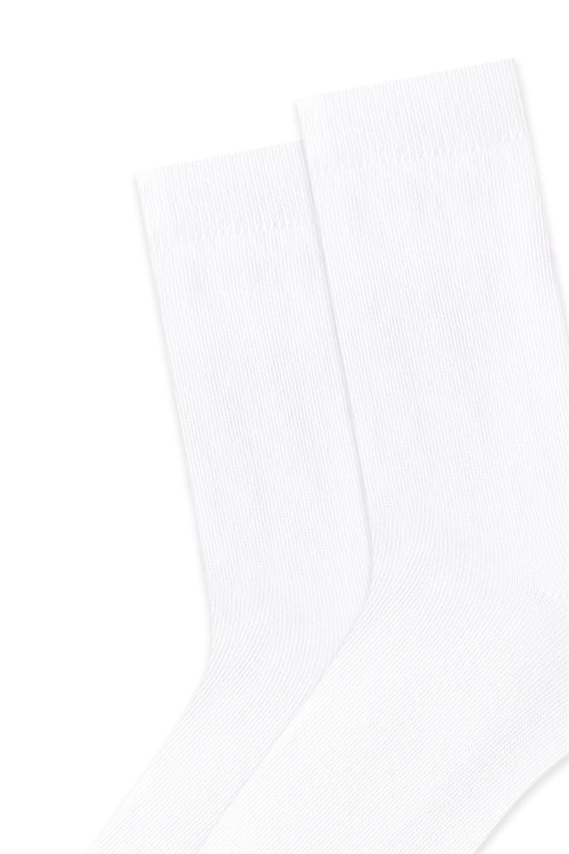 BROSS SIMPLE KIDS  SOCKS WHITE