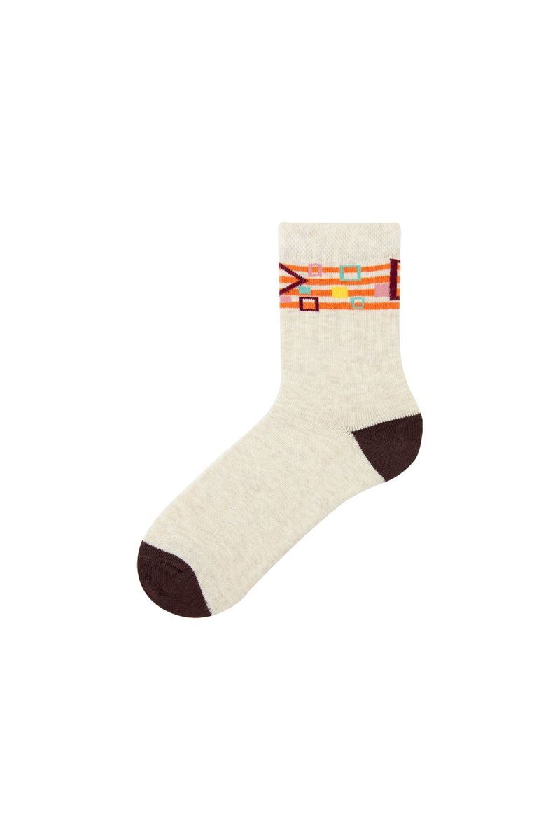 BROSS GEOMETRY PATTERNED BOYS SOCKS ASORTY