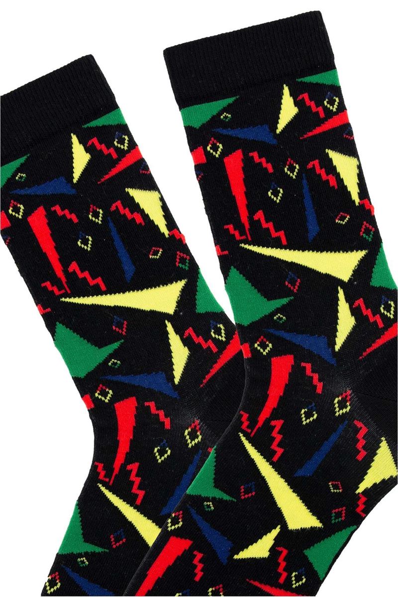 BROSS MAN VAITER SOCKS GEOMETRIC PATTERNED ASORTY