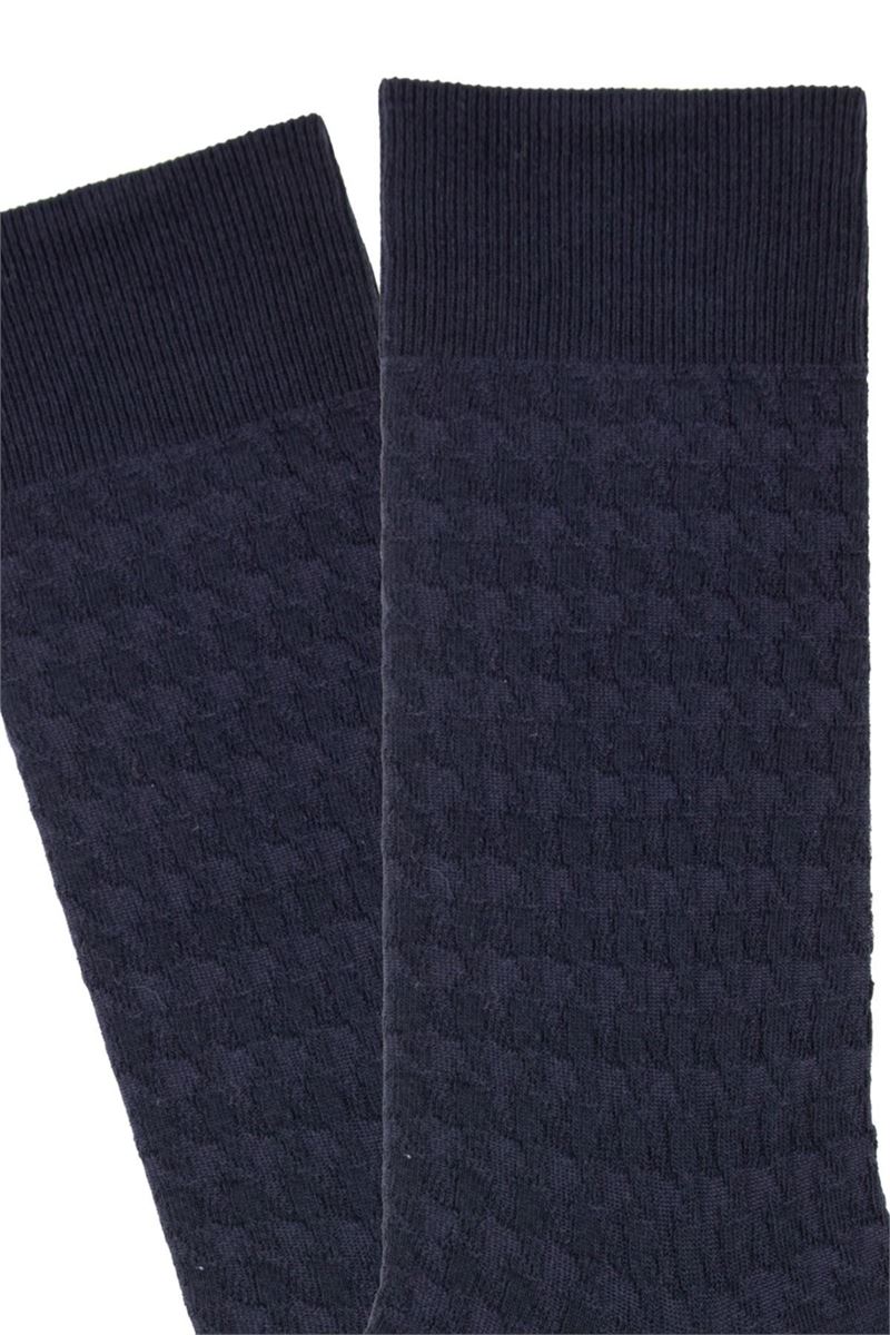 BROSS HOUNDSTOOTH PATTERNED MEN S SOCKS ASORTY