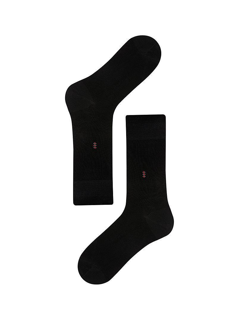 BROSS TINY PATTERNED OF STOCKING MEN S BAMBOO SOCKS BLACK