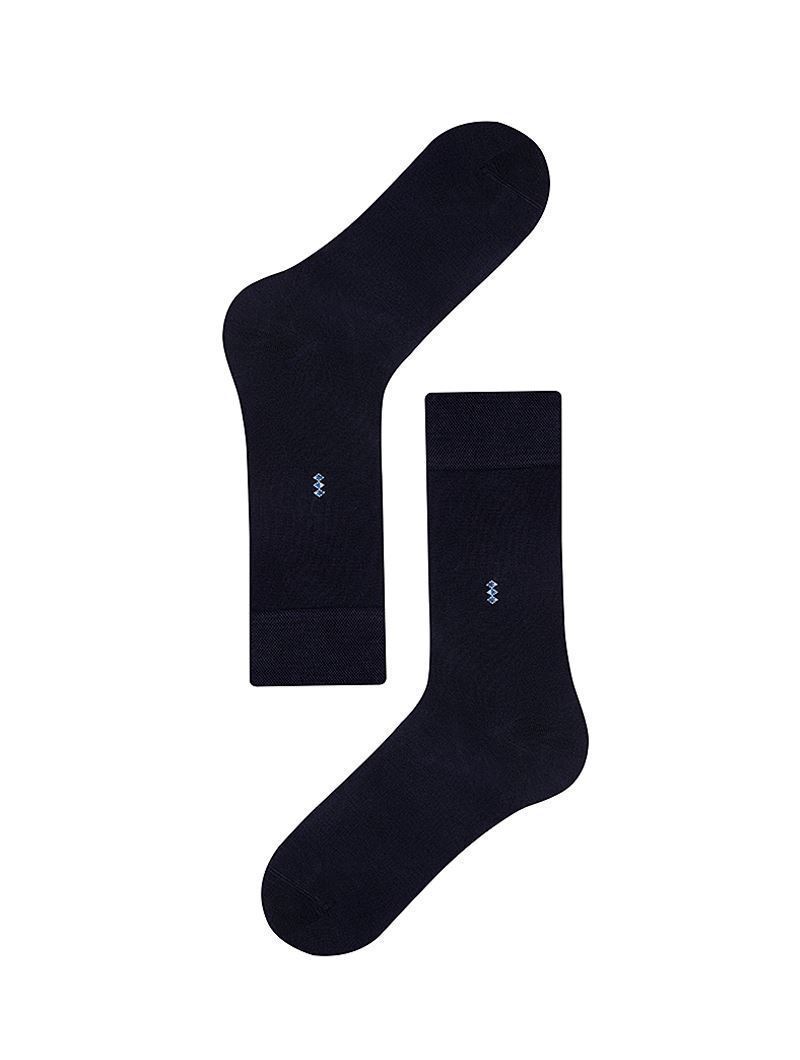 BROSS TINY PATTERNED OF STOCKING MEN S BAMBOO SOCKS NAVY BLUE