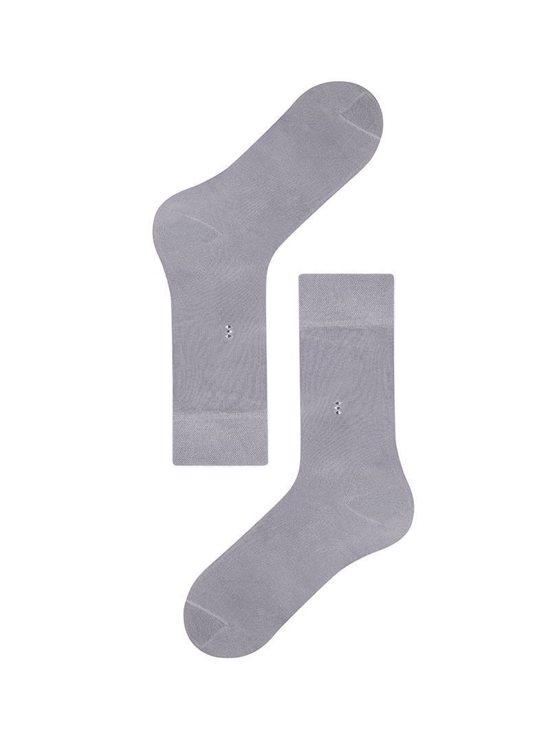 BROSS TINY PATTERNED OF STOCKING MEN S BAMBOO SOCKS GREY