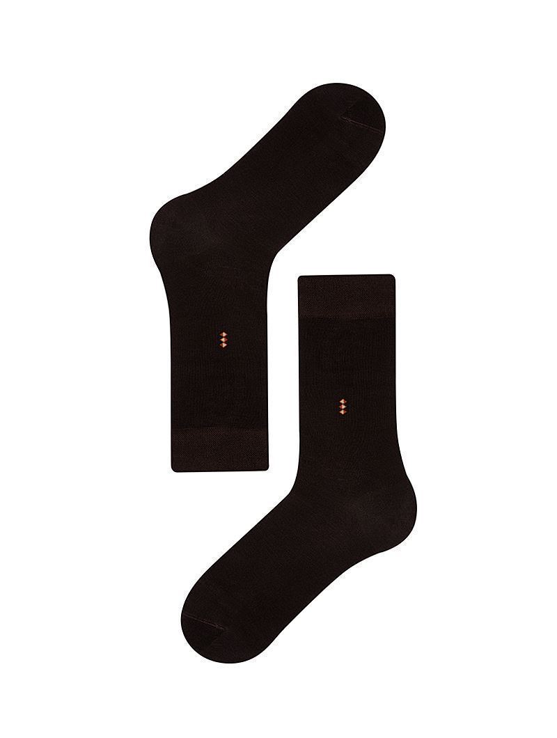 BROSS TINY PATTERNED OF STOCKING MEN S BAMBOO SOCKS BROWN