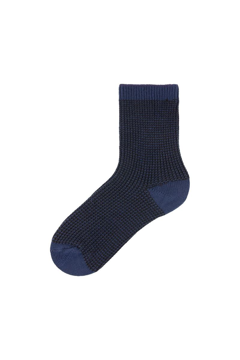 BROSS MULINE BOYS SOCKS NAVY BLUE