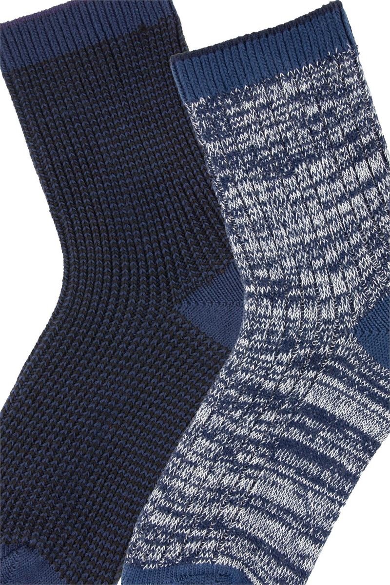 BROSS MULINE BOYS SOCKS NAVY BLUE