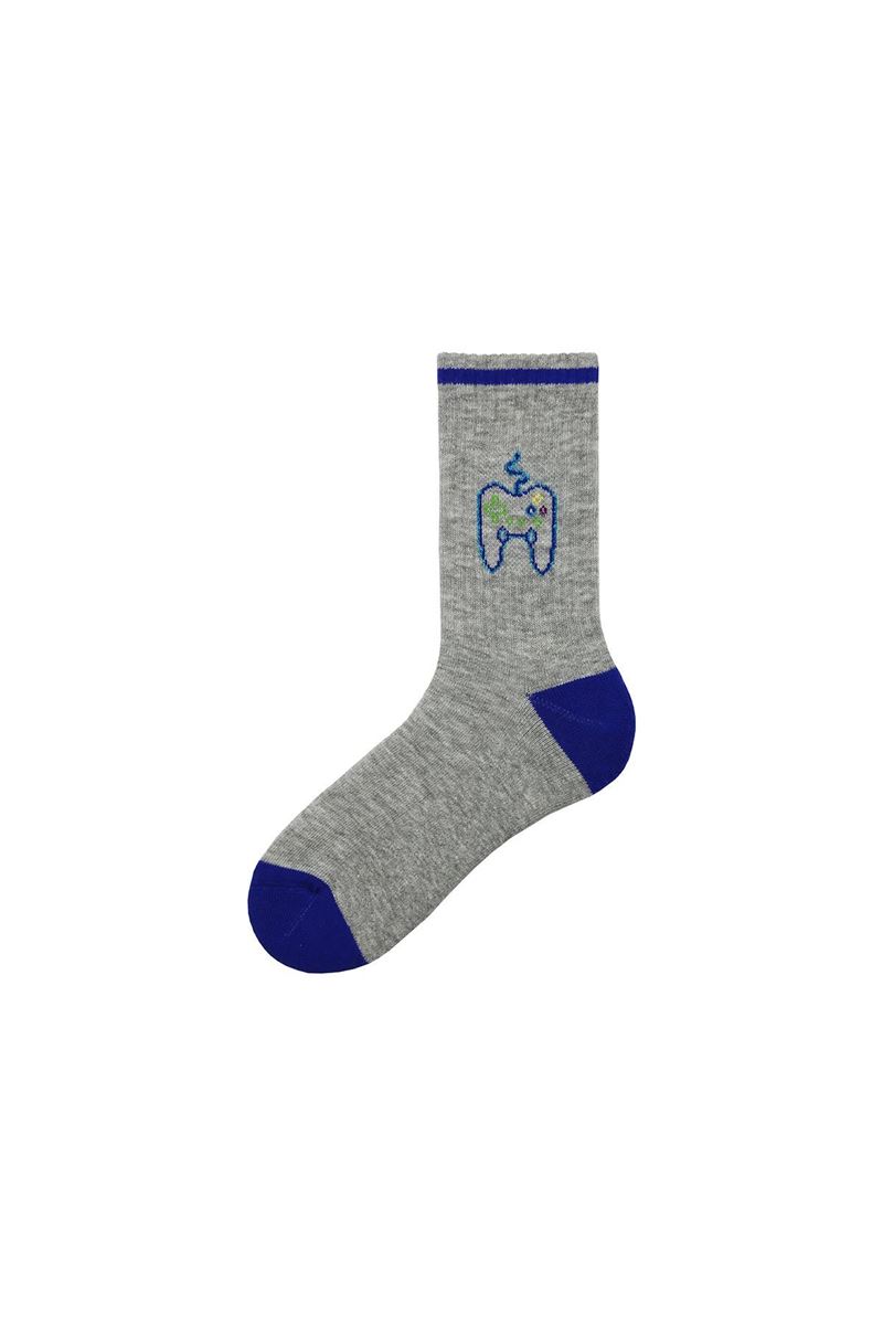 BROSS GAME THEMED BOYS TERRY SOCKS ASORTY