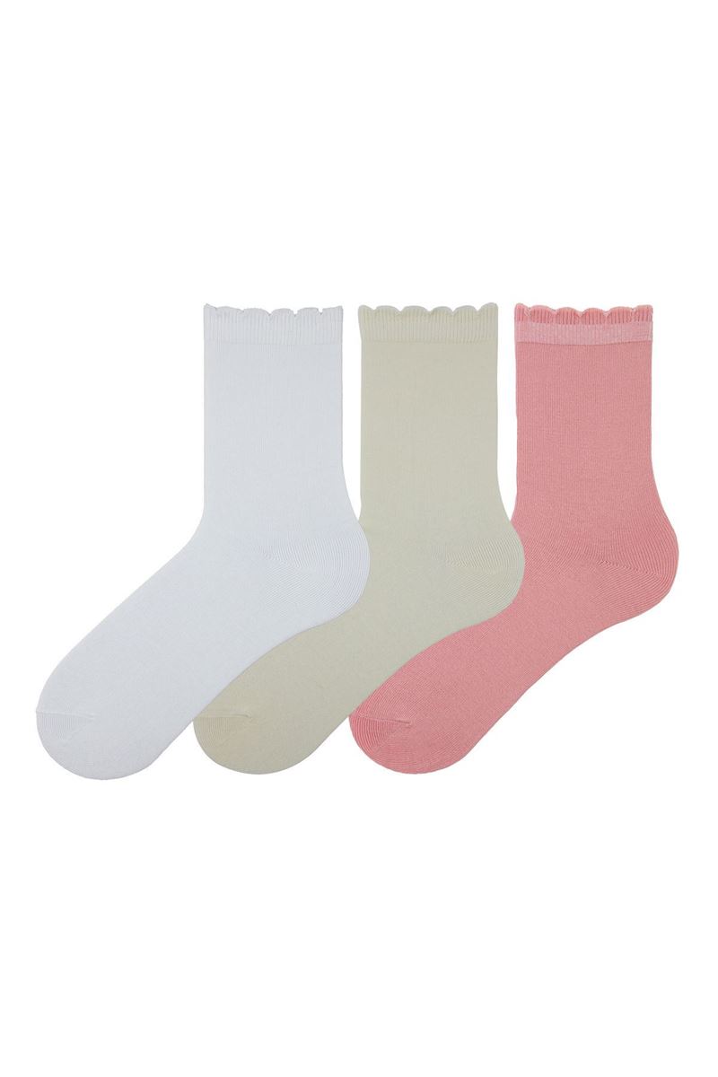 BROSS PICOT WOMENS SOCKS ASORTY