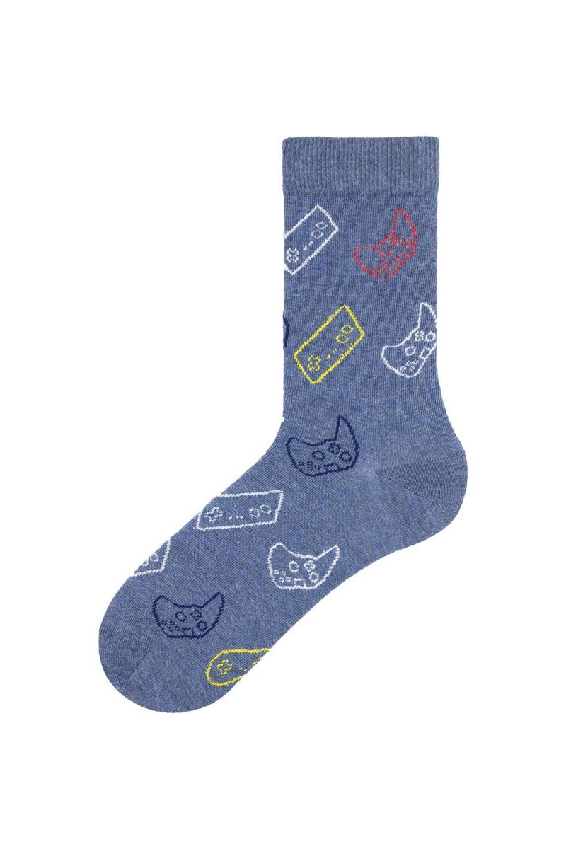 BROSS TETRIS THEMED TEENAGE + MENS SOCKS ( MODEL-7) ASORTY