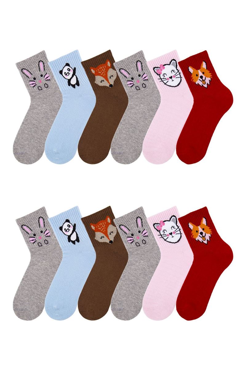 TULIP WOMEN SPORT CREW SOCKS ASORTY