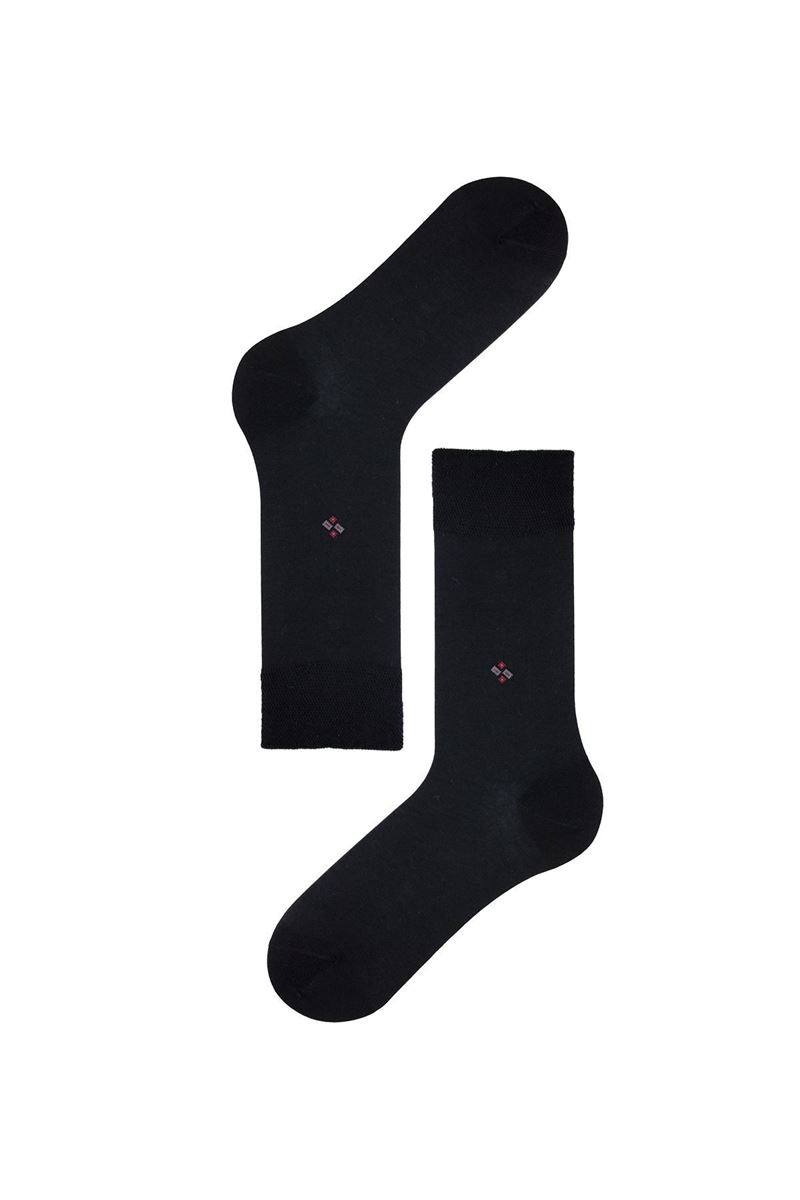 BROSS SUMMER PATTERNED MEN S SOCKS BLACK