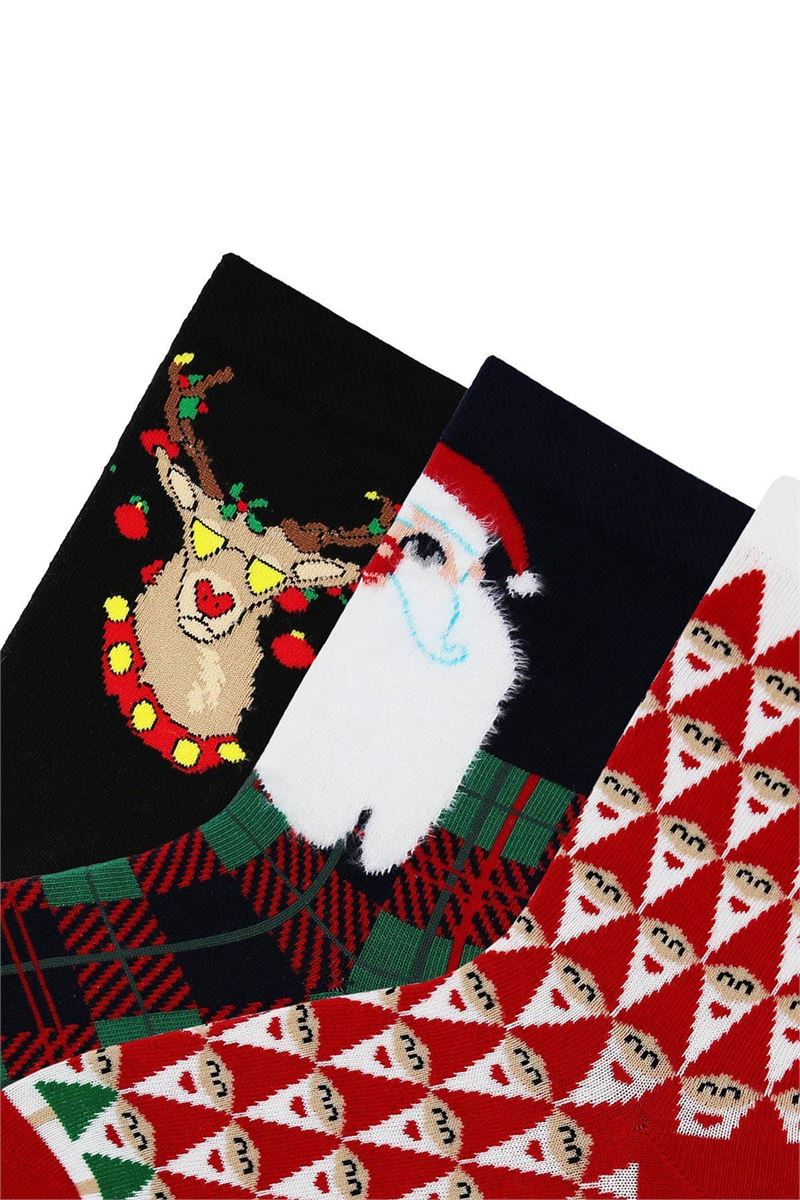 BROSS NEW YEAR THEMED WOMENS SOCKS ASORTY