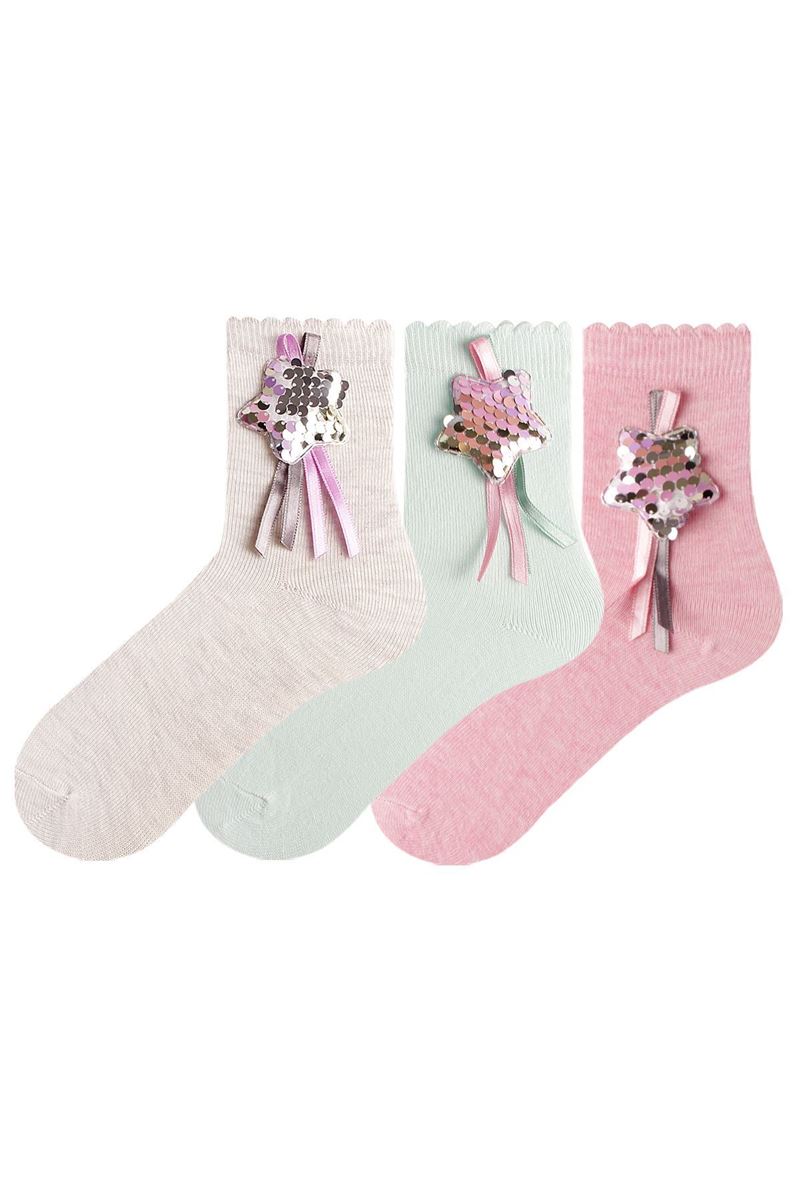 BROSS STAR ACCESSORY GIRLS SOCKS ASORTY