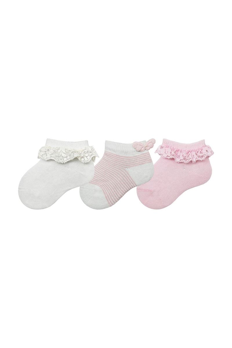 BROSS BABY GIRLS BOOTIES WITH  ACCESSORY ASORTY