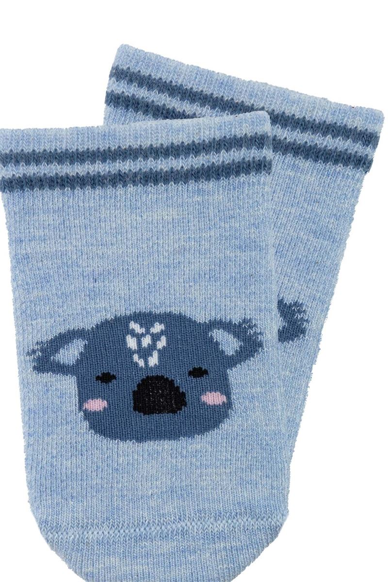 BROSS BABY BOY ANKLE SOCKS ANIMAL PATTERNED ASORTY