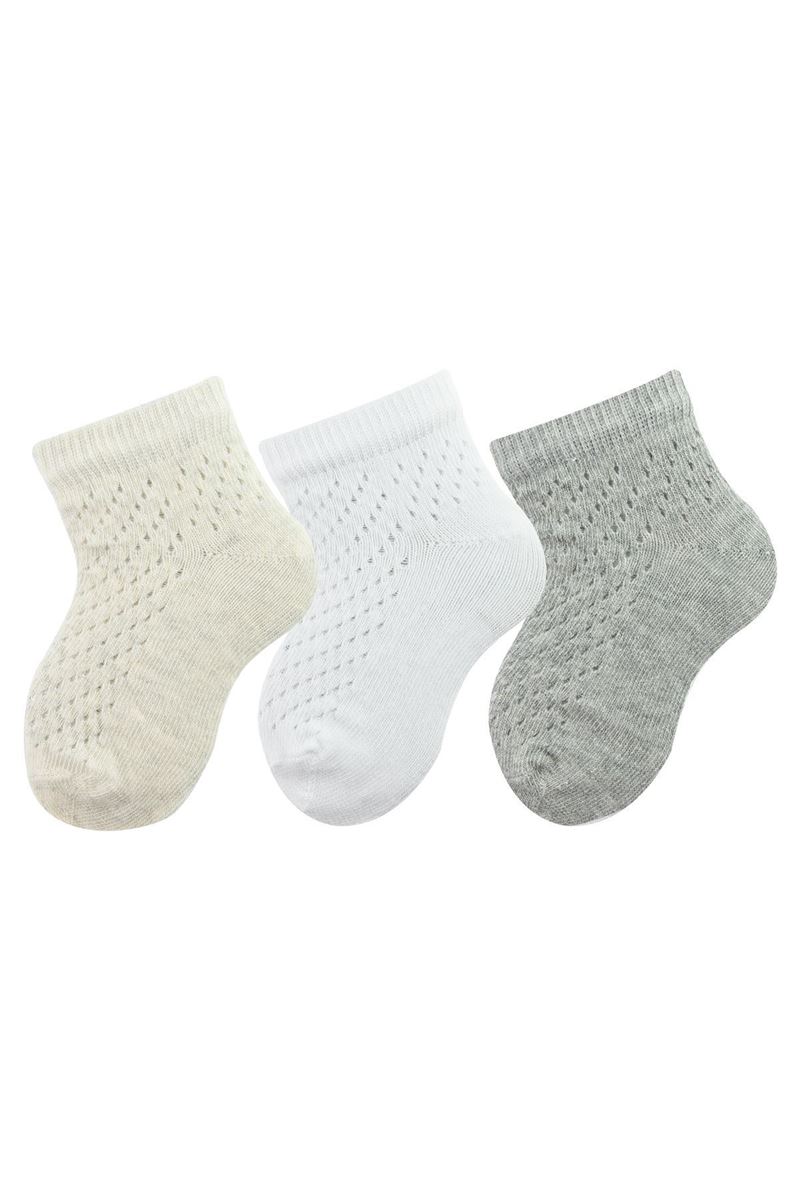 BROSS BABY NETTING CREW SOCKS ASORTY