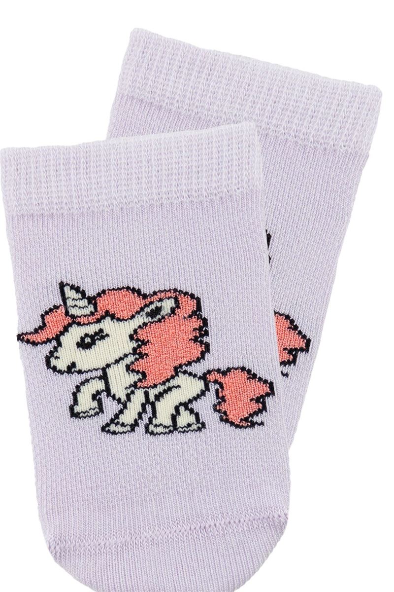 BROSS GIRL ANKLE SOCKS UNICORN PATTERNED ASORTY