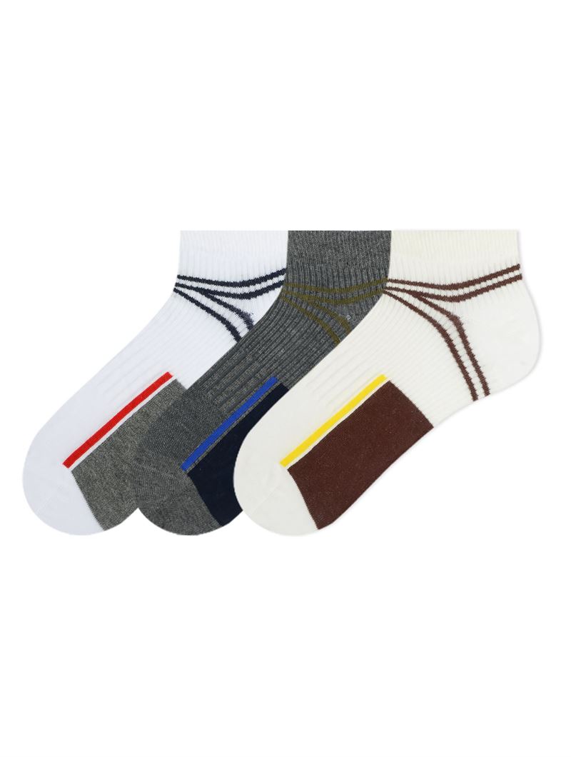 BROSS DERBY MEN SHAFTLESS SOCKS ASORTY