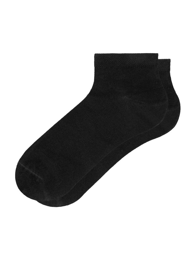 BROSS SIMPLE BAMBOO KIDS  BOOTIES BLACK