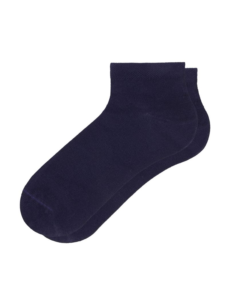 BROSS SIMPLE BAMBOO KIDS  BOOTIES NAVY BLUE